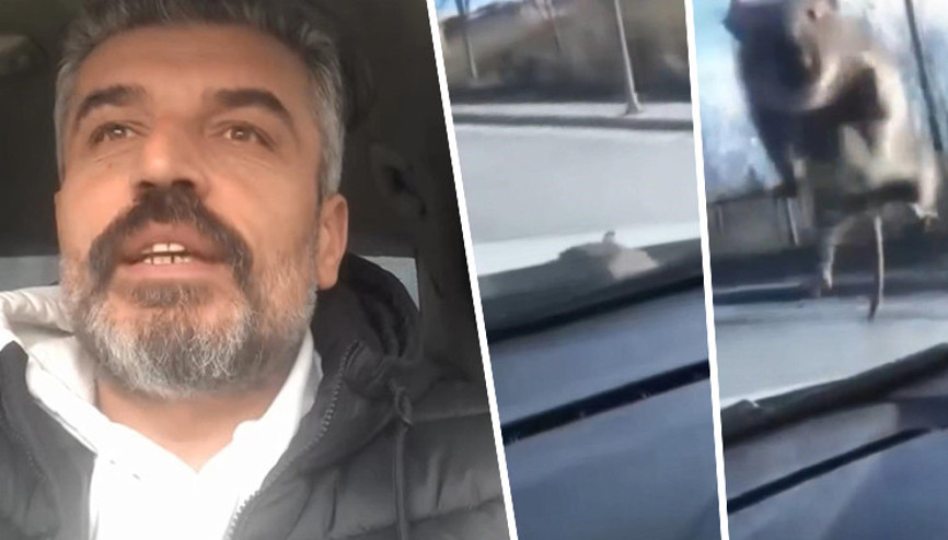 Seyir halindeki aracın sürücüsüne büyük şok: Çareyi polis çevirmesine girmekte buldu Seyir halindeki aracın sürücüsüne büyük şok: Çareyi polis çevirmesine girmekte buldu
