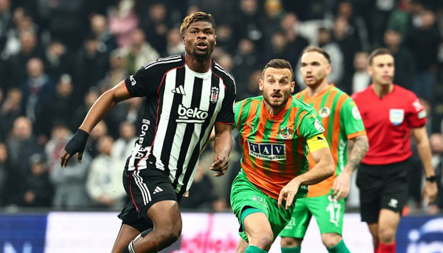 Beşiktaş 2-2 Alanyaspor (Süper Lig maçı özeti)