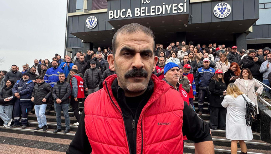 Buca Belediyesinde işçiler yeniden iş bıraktı Buca Belediyesinde işçiler yeniden iş bıraktı