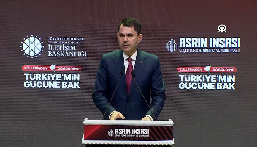 Bakan Kurum: Avrupa ülkesi büyüklüğündeki alanda tam 455 bin konut bitirdik