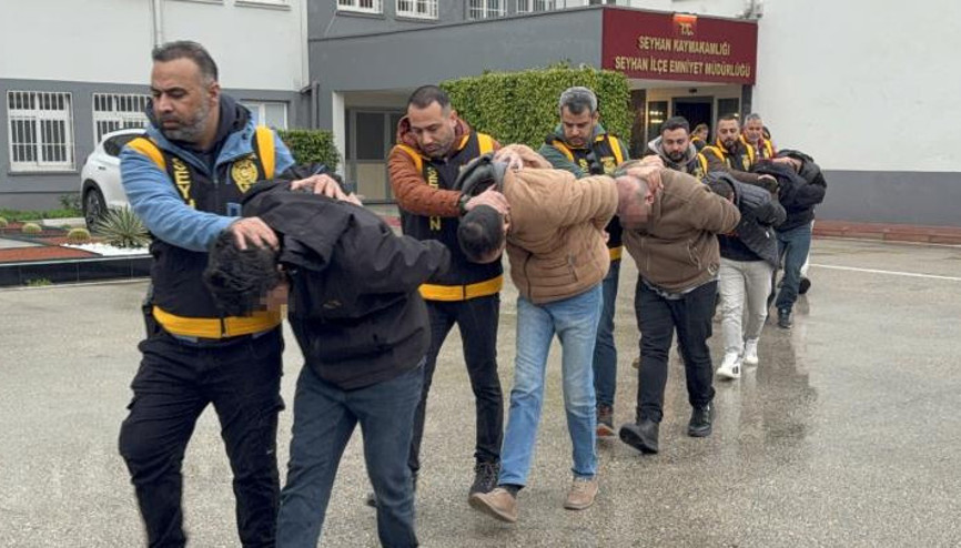 Adanada dublörlerle 10 milyonluk vurgun: 12 kişi tutuklandı