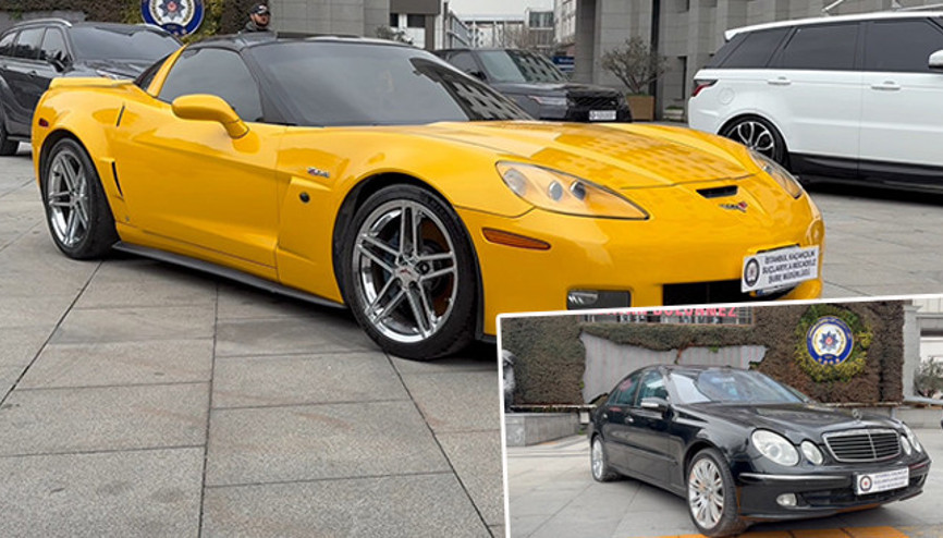 Toplam değeri 65 milyon lirayı bulan 11 lüks araca el konuldu: 14 şüpheli gözaltına alındı