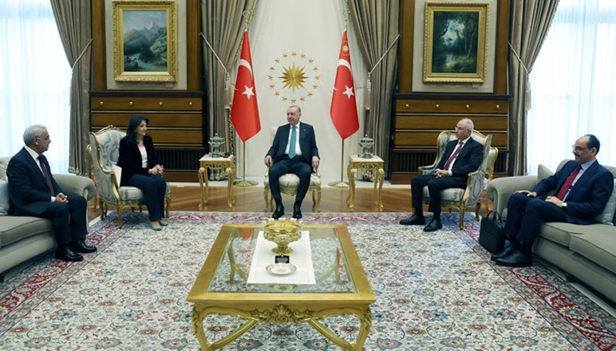 Cumhurbaşkanı Erdoğan, DEM Parti Heyetini kabul etti