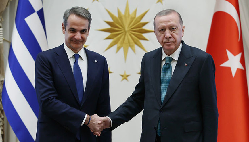 Ankarada kritik görüşme: Cumhurbaşkanı Erdoğan ve Miçotakis bir araya geldi