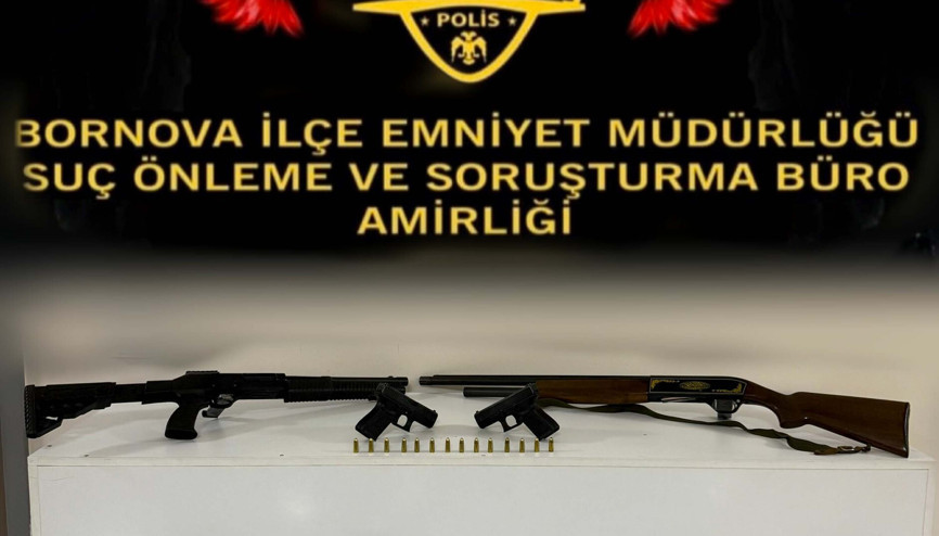 Aile apartmanına silah kaçakçılığı operasyonu; 3 tutuklama