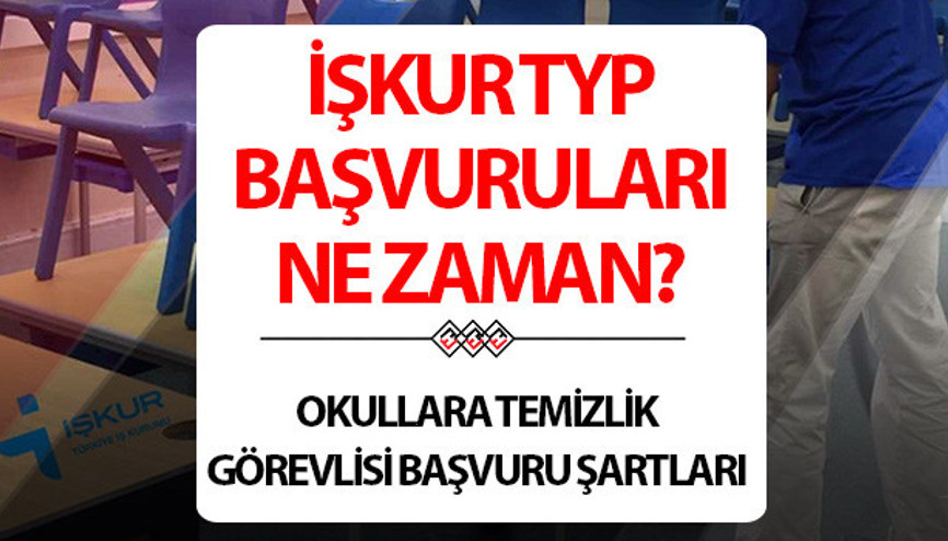 TYP İŞKUR BAŞVURUSU 2026 İLANLARI - OKULLARA TEMİZLİK GÖREVLİSİ ALIMI | Toplum Yararına Programlar (TYP) başvurusu ne zaman, başladı mı TYP başvuru şartları nelerdir, başvurular nasıl yapılır İşte başvuru ekranı