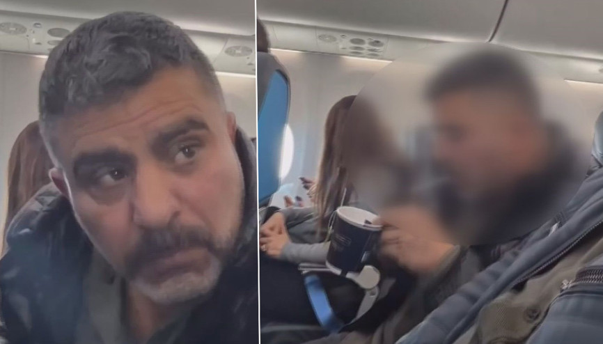 Uçakta sigara içen sosyal medya fenomeni kara listeye alındı