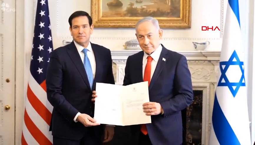 Netanyahu, Gazze Barış Kurulu üyeliğini imzaladı