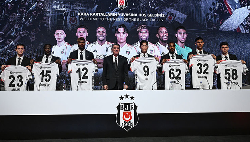 Beşiktaşın yeni transferleri imza töreninde konuştu: Gelişim zor oldu ama...