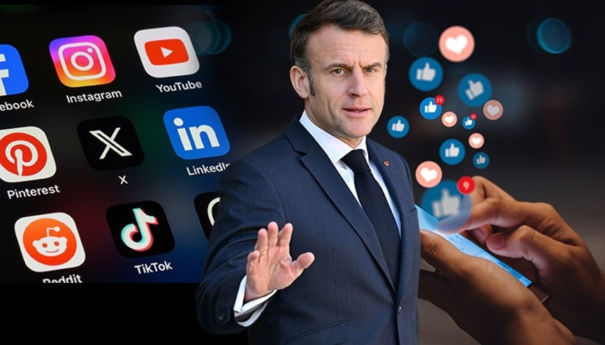 Sosyal medya devlerine Macrondan uyarı