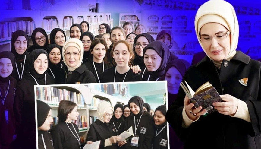 Emine Erdoğan: Kütüphane okulların kalbidir, ruhudur, can damarıdır Emine Erdoğan: Kütüphane okulların kalbidir, ruhudur, can damarıdır