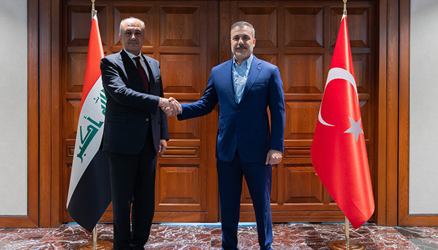 Dışişleri Bakanı Hakan Fidan, Iraklı mevkidaşı Abbasi ile görüştü