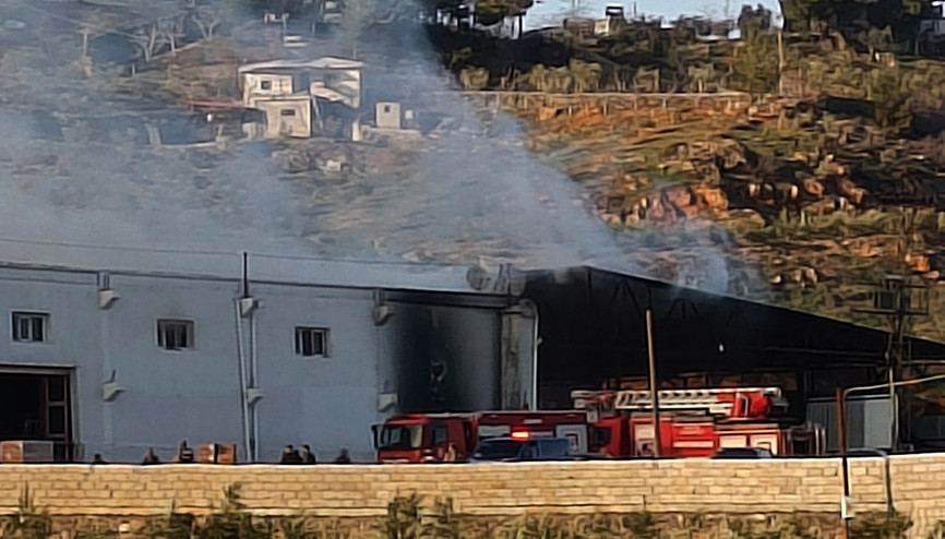 Gaziantep’te biber fabrikasında yangın