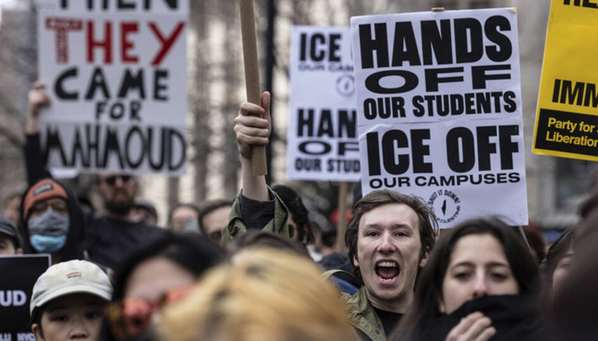 ABDde göçmen protestoları üniversitelere yayıldı