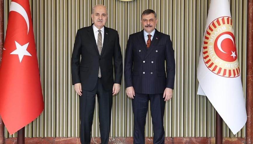 TBMM Başkanı Kurtulmuş, İçişleri Bakanı Çiftçiyi kabul etti TBMM Başkanı Kurtulmuş, İçişleri Bakanı Çiftçiyi kabul etti