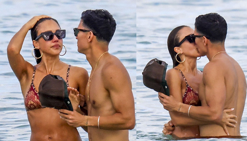 Boşanma davası biter bitmez genç sevgilisiyle tatile koştu