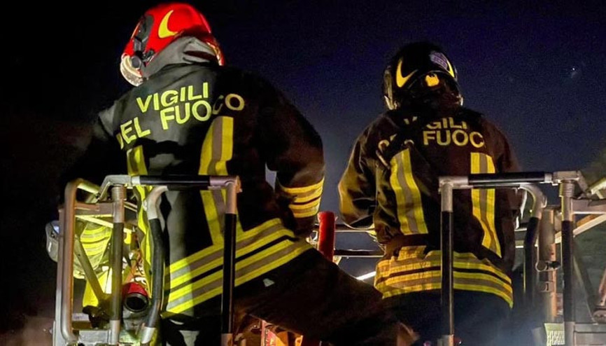 İtalyada yangın: Tarihi tiyatro alevler içinde