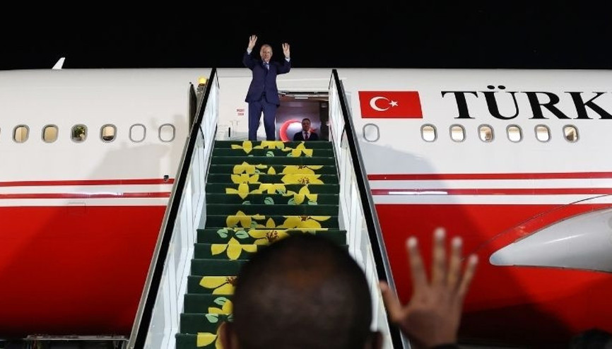 Cumhurbaşkanı Erdoğan, Etiyopyadan ayrıldı