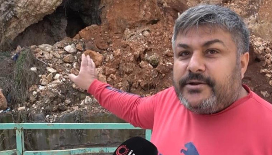 Heyelanla birlikte gün yüzüne çıktı: Mahalleli heyecanlandı Çocukken girmiştik, korkumuzdan kaçmıştık