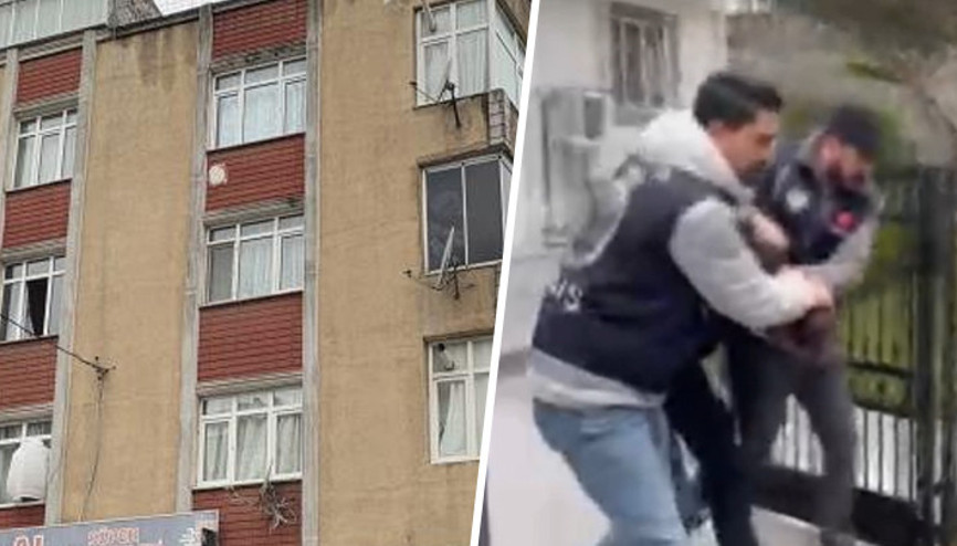 Arnavutköyde vahşet Boşanma aşamasındaki eşini çocuklarının gözü önünde bıçaklayarak öldürdü