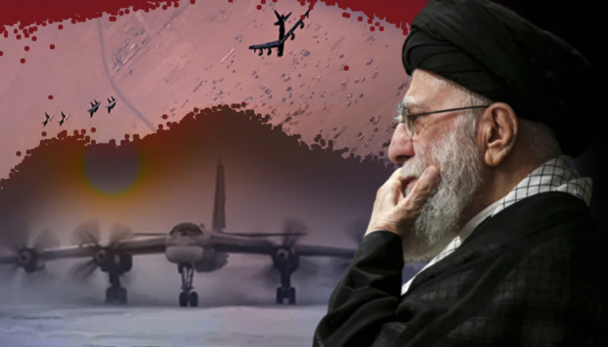 Kıyamet günü uçağı Tahranda görüldü Hamaney kaçış hazırlığı mı yapıyor İran denklemine Rusya da dahil oldu