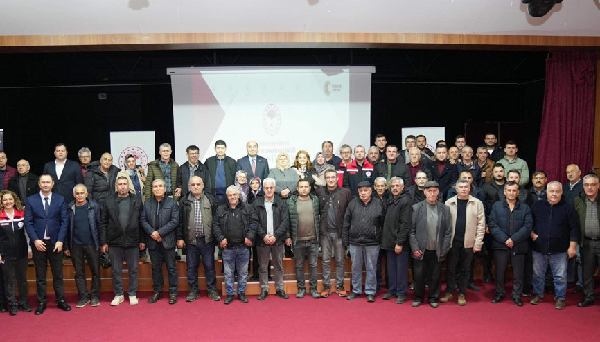 Ergene’de çiftçilere zirai ilaç uygulama eğitimi verildi