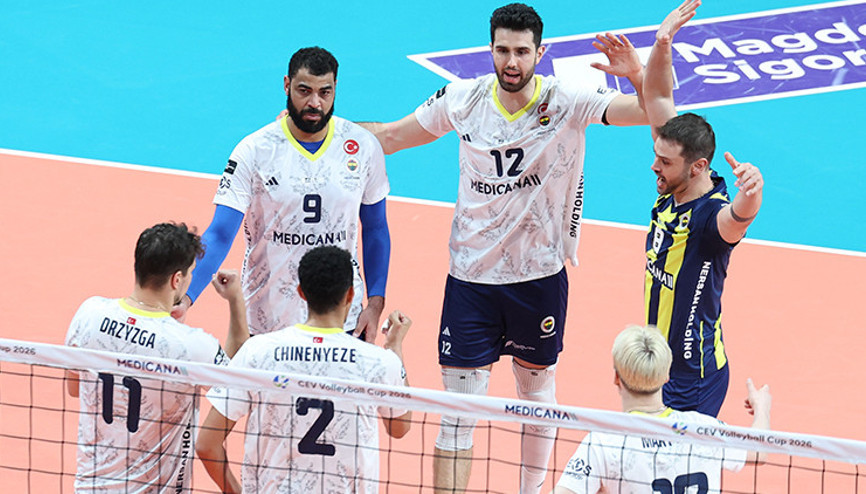 Fenerbahçe Medicana, CEV Kupasında çeyrek finale yükseldi