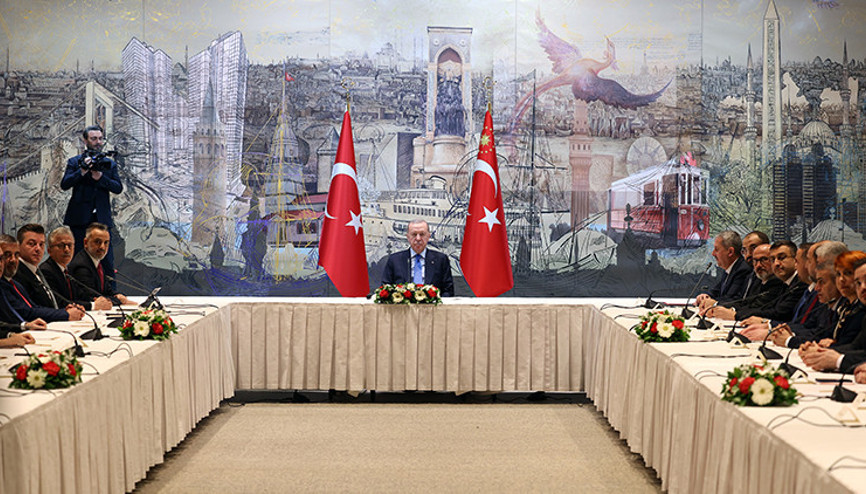 Cumhurbaşkanı Erdoğan, ASKON Yönetim Kurulu üyelerini kabul etti