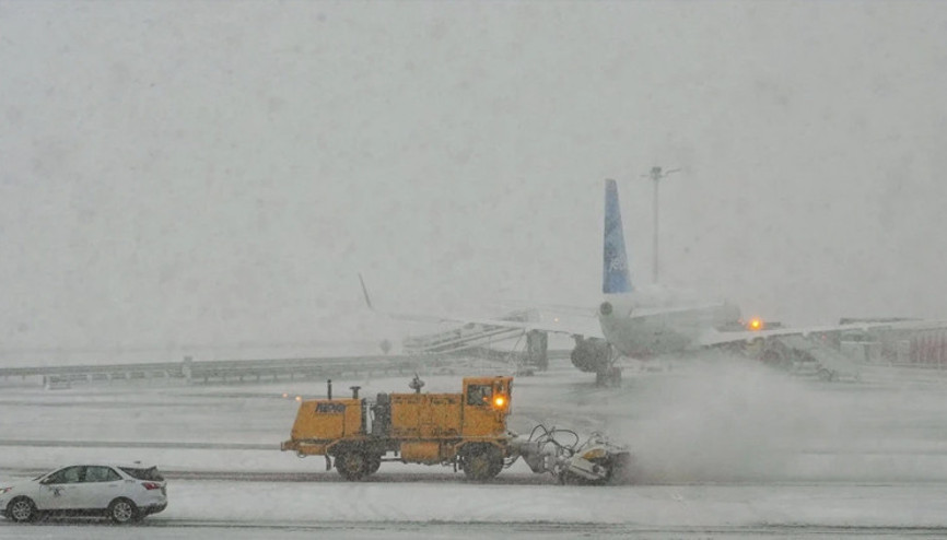 ABDde 5 binden fazla uçuş iptal