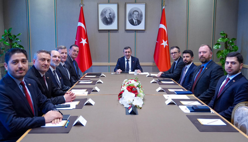 Cumhurbaşkanı Yardımcısı Yılmaz ATBR heyetini ağırladı
