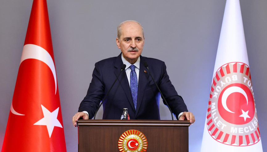 TBMM Başkanı Kurtulmuş: Terör örgütünün silahlarını bırakmasıyla birlikte yeni bir döneme başlıyoruz