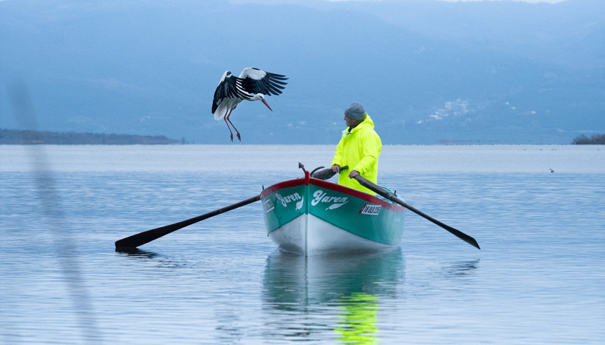 Gelen Nazlı değil, Yaren’miş... Yaren Leylek 15. yılda da Adem Amcanın kayığında