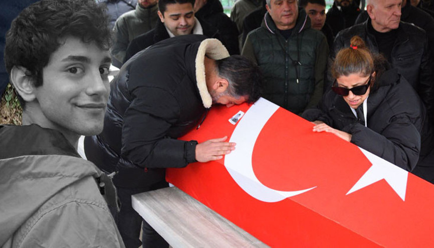 27 yaşında hayatını kaybeden oyuncu İbrahim Yıldıza veda... Ablası tabutundan ayrılamadı
