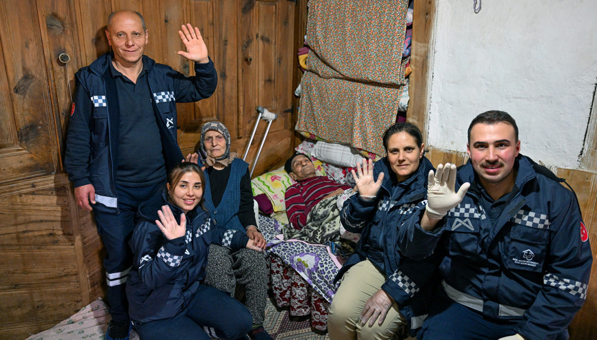 Evde bakım hizmetleri kentin dört bir yanında