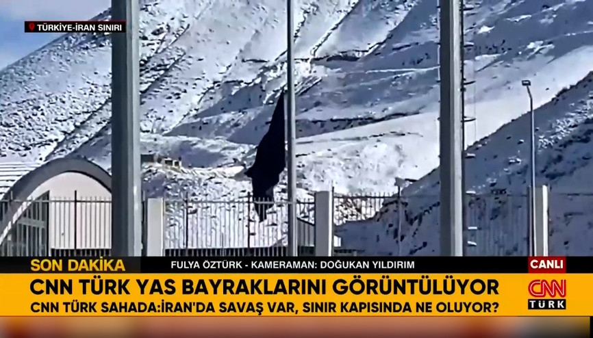 İranda yas bayrakları