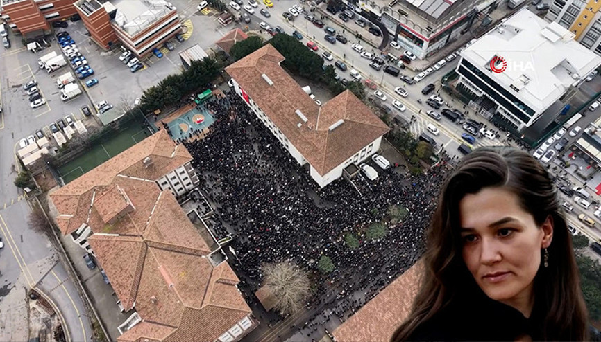 Yüzlerce meslektaşı Fatma Nur öğretmeni son yolculuğuna uğurladı Yüzlerce meslektaşı Fatma Nur öğretmeni son yolculuğuna uğurladı