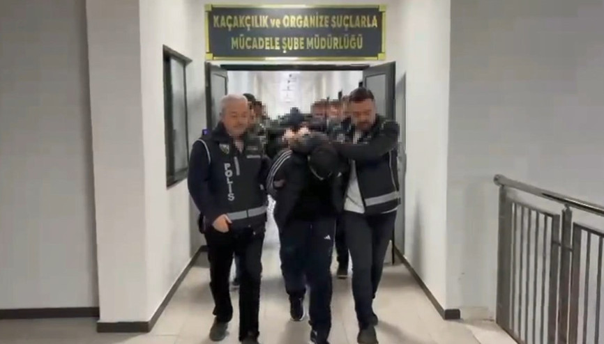 İş insanından tehditle para isteyen suç örgütüne operasyon; 7 tutuklama