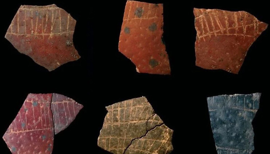 İnsanlığın ilk geometrik çizimleri bulundu: Yumurta kabuğunda 60 bin yıllık izler