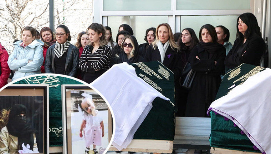 İstanbulda denizde ölü bulunan anne ile kızı toprağa verildi