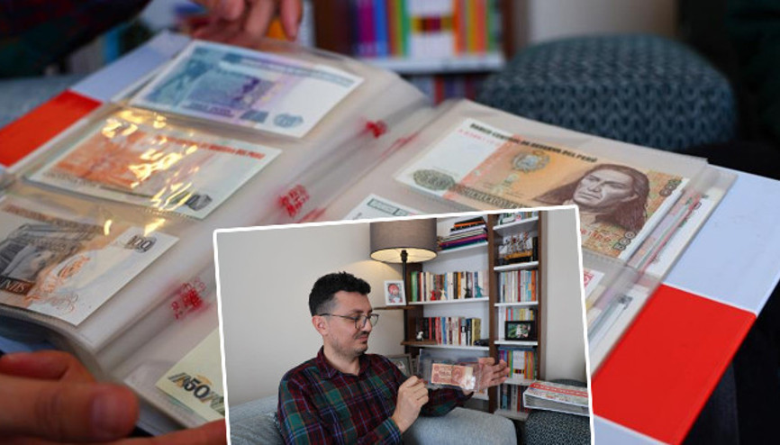 5 kıta ve 75 ülkeye ait: Binden fazla banknotu topladı Hiç dolaşıma girmemiş, cüzdana girmemiş paralar bunlar