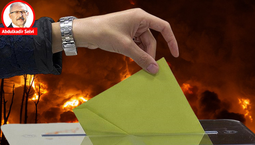 Savaşın gölgesinde partilerin oy oranı