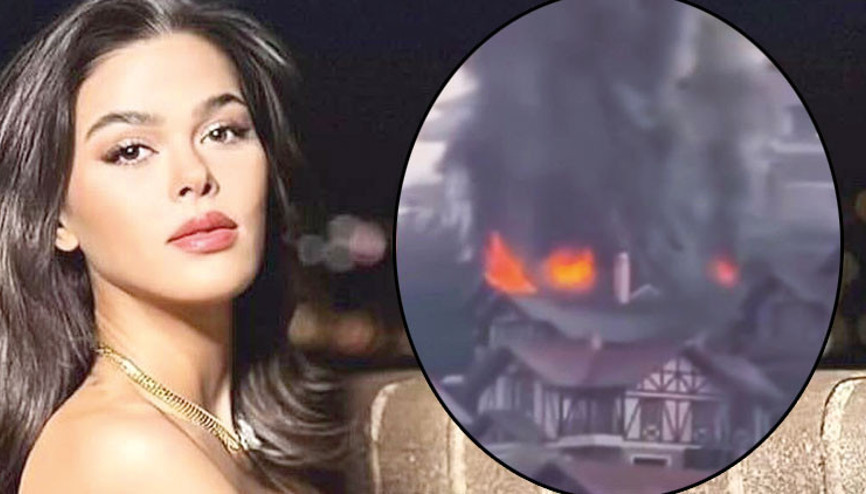 Evinde yangın çıktı, ölümden döndü