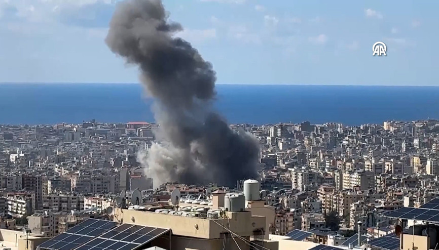 İsrail ordusu Beyruttaki Dahiye bölgesine saldırılarını sürdürüyor