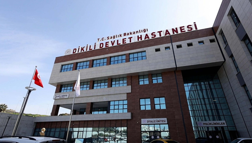 Dikilinin 75 yataklı yeni devlet hastanesi hizmete girdi
