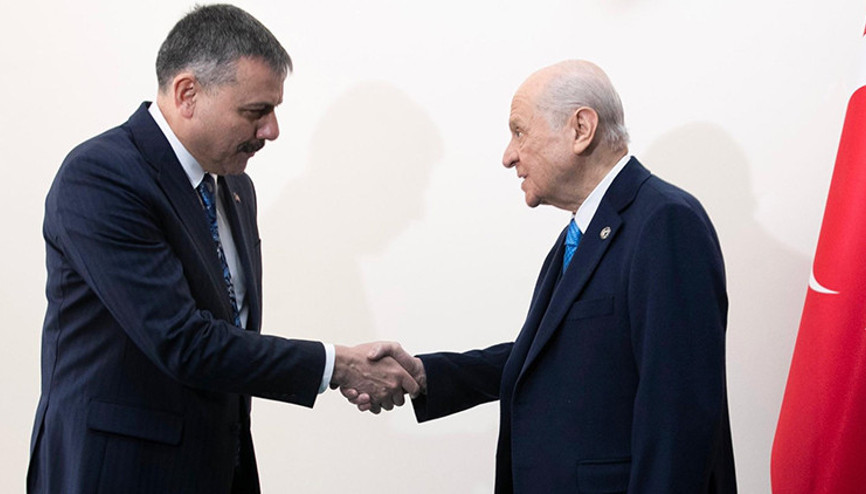 Bakan Çiftçi, MHP lideri Bahçeliyi TBMMde ziyaret etti