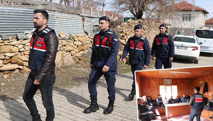 Jandarma köy köy dolaşarak vatandaşları uyarıyor: Bu tür tuzaklara düşmemeye çalışacağız