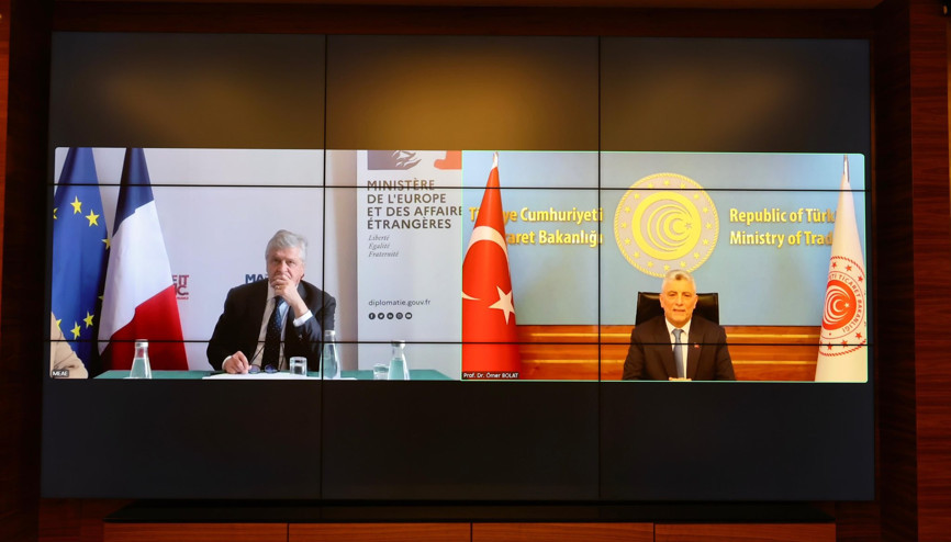 Bakanı Bolat, Fransız mevkidaşı Forissier ile görüştü