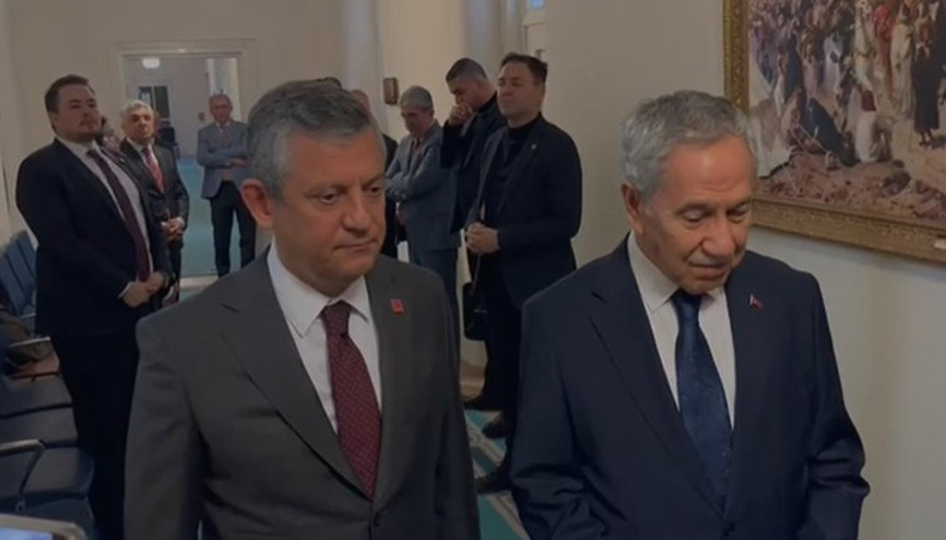 CHP lideri Özel, Bülent Arınçı ziyaret etti