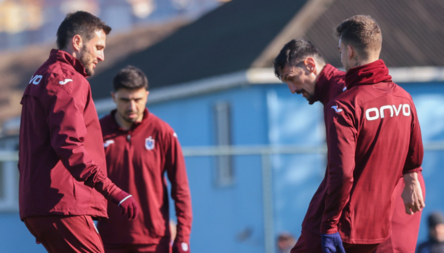 Trabzonsporda Rizespor maçı mesaisi