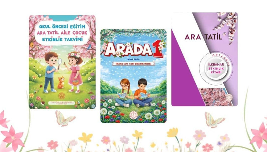 Ara tatil etkinlik kitapları erişime açıldı
